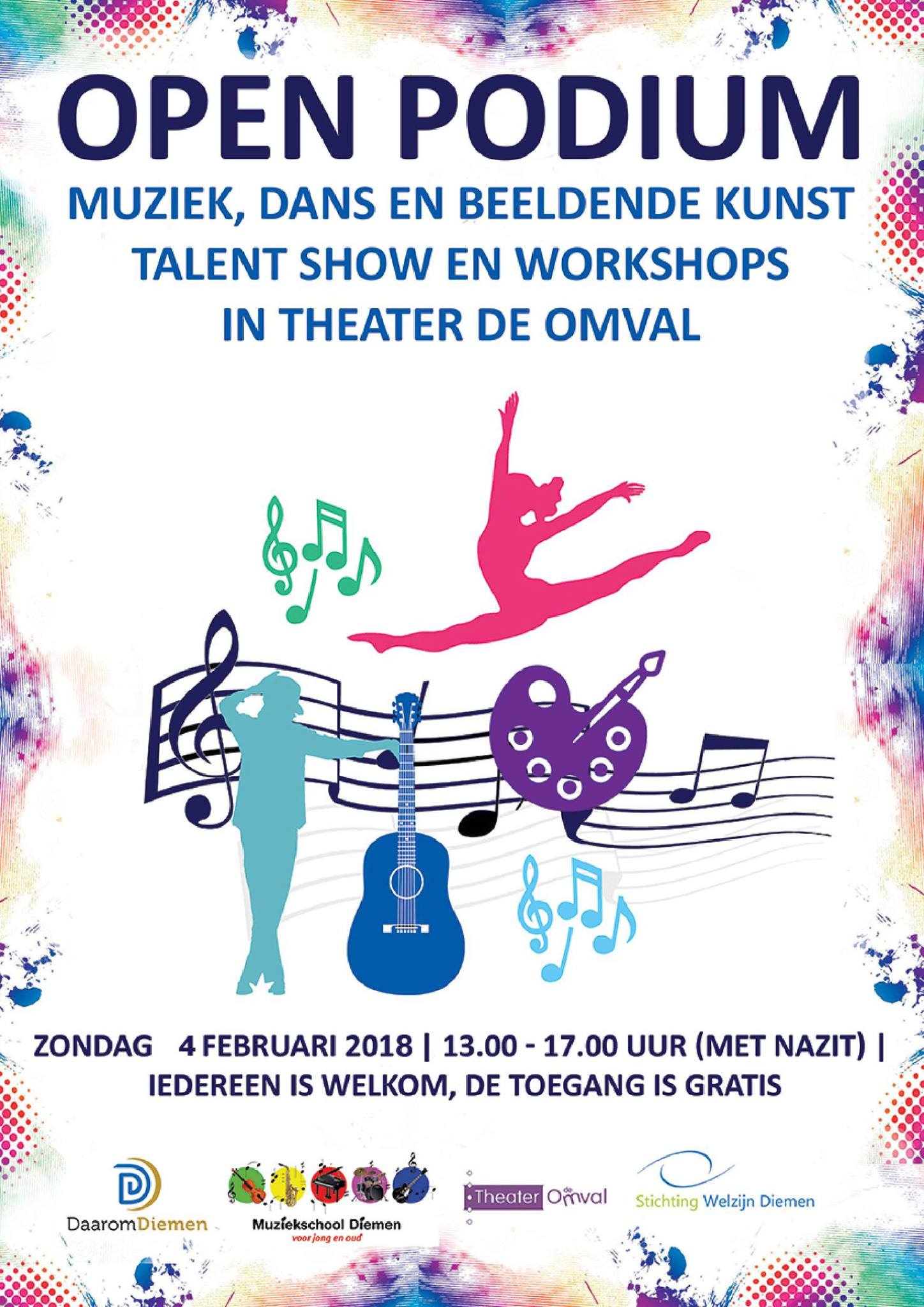 Optreden OnPoint kids bij Open Podium