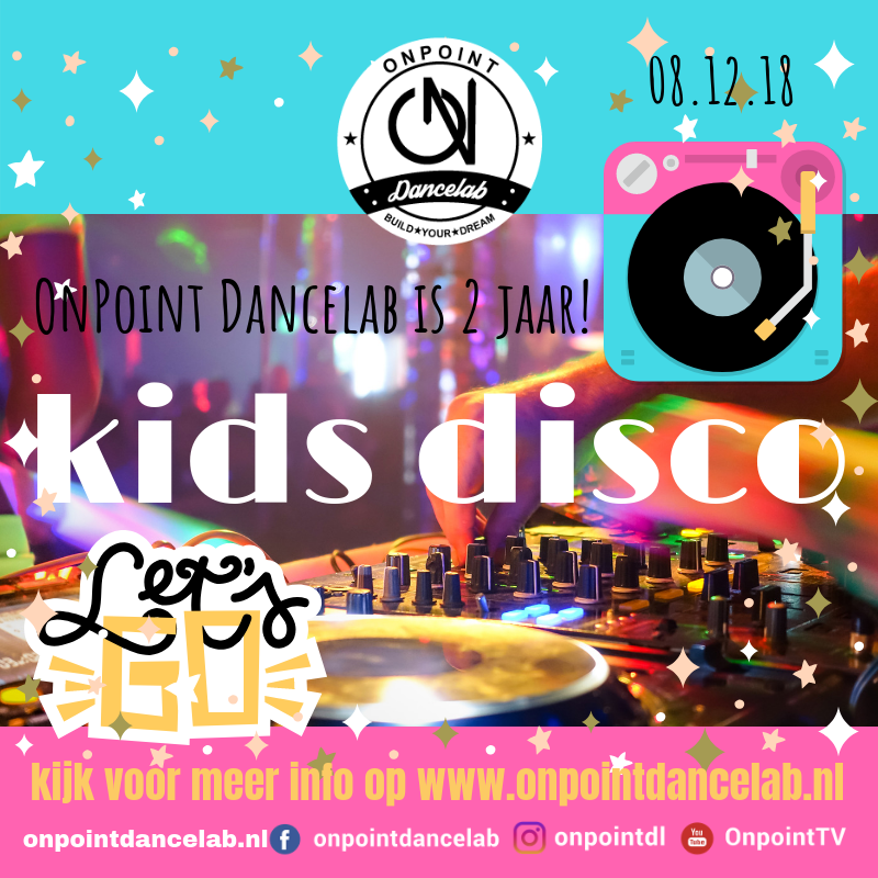 Kids disco 8 december