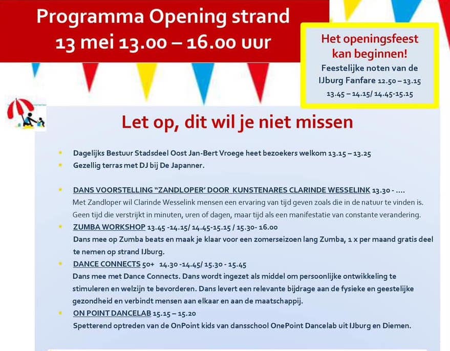 Optreden OnPoint kids bij opening Strand IJburg